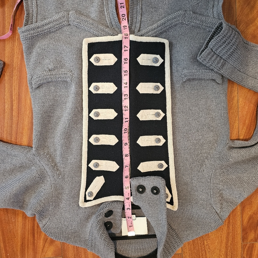 Phillip Lim Marching Band Sweater With Long Coat Tails One Tree Hill Sz L EUC - Picture 7 of 12